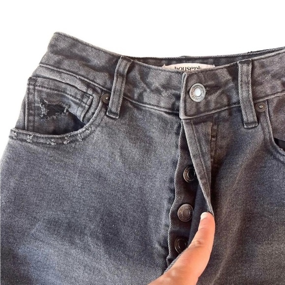House Of CB Tate Carbon Vintage Fit Antique Wash Jeans Button Fly Size XS/23 - Picture 5 of 7
